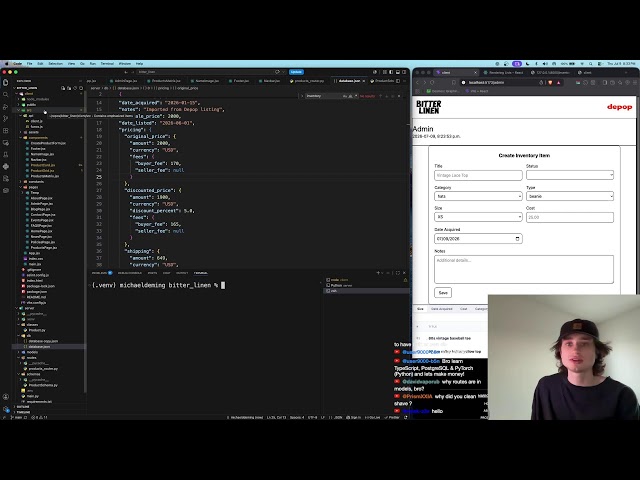 Live Programming React Frontend + Python Backend | 07-09-2026