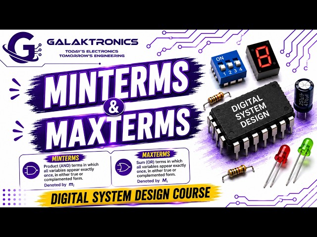 Minterms and Maxterms Explained | Digital System Design | Tamil