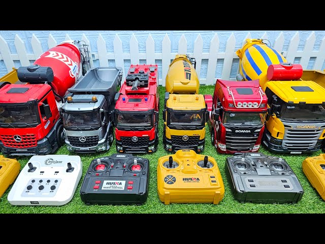 RC CONSTRUCTION TRUCK, RC MIXER TRUCK, FIRE TRUCK, DUMP TRUCK, TRAILER TRUCK, MOLEN TRUCK, EXCAVATOR