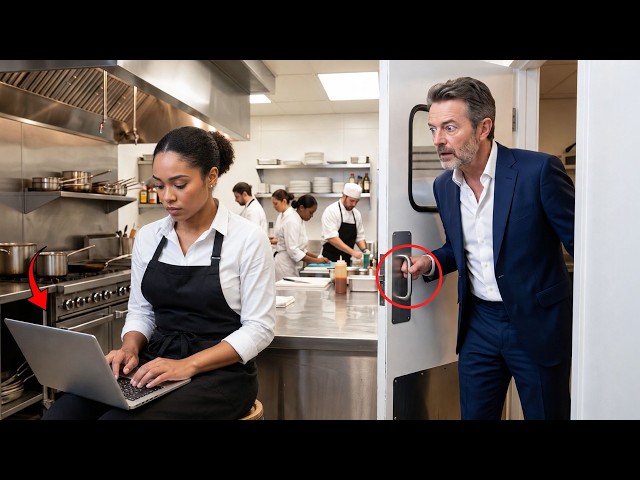 Billionaire Catches His Waitress Coding in the Kitchen — What She Was Building Stopped Him Cold