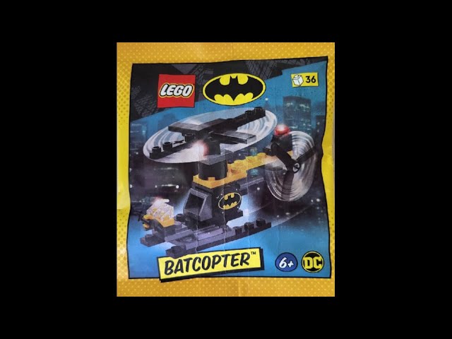 LEGO 212502 Instructions | DC | Batcopter | Batman | Magazine Gift