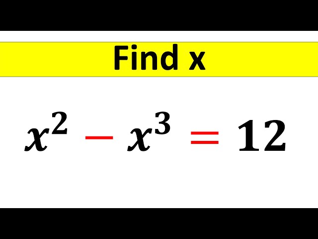 A Nice Algebra Math Question || Math Olympiad || Find X || How to Solve @themathscholar23
