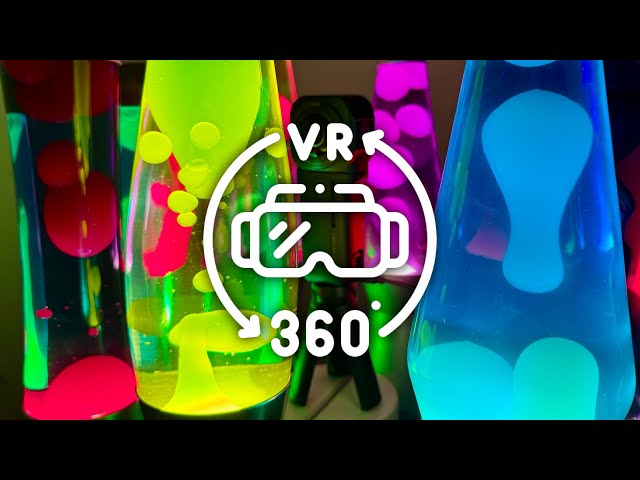 360° VR Video with real Lava Lamps
