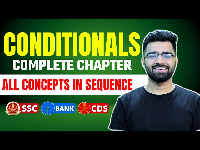 Conditionals | Complete Chapter | English Grammar For SSC, Bank & CDS | Tarun Grover