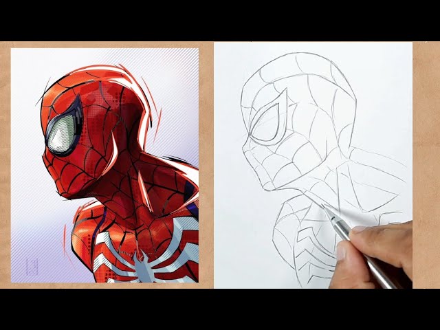 How To Draw Spiderman Easy Drawing Tutorial 