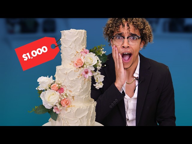 I MADE my own WEDDING CAKE |  Easy Tutorial