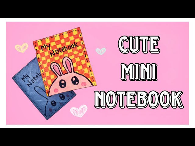 Diy paper mini notebook 📒|cute mini diary| step by step tutorial