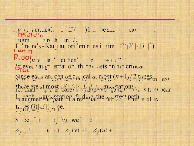 EDMONDS-KARP ALGORITHM