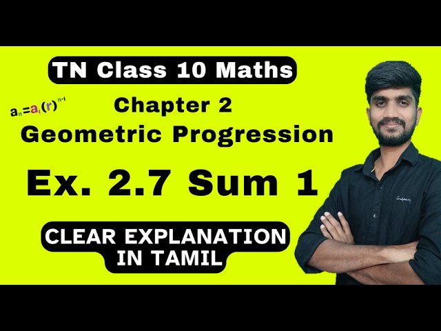 10th Maths Exercise 2.7 Question 1 Chapter 2 | TN Samacheer Kalvi New Syllabus | GP Maths Tamil