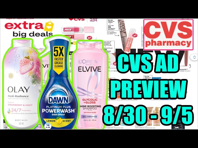 CVS AD PREVIEW (8/30 - 9/5)