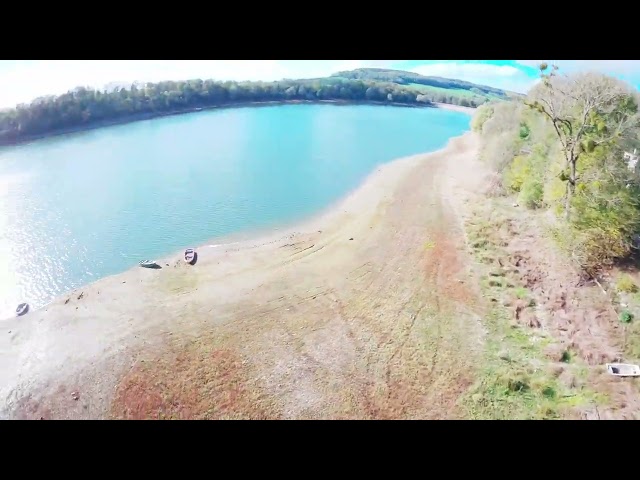 Lac de Charmes (haute Marne) en drone