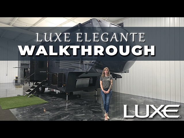 Full Tour of the Luxe 33EFS Elegante | Luxury Fifth Wheel Walkthrough