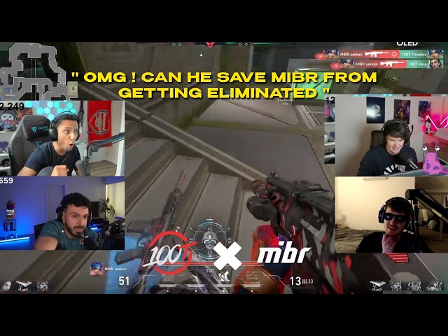 15 minutes of Unbelievable Moments from 100T vs MIBR | Valorant Stage 1