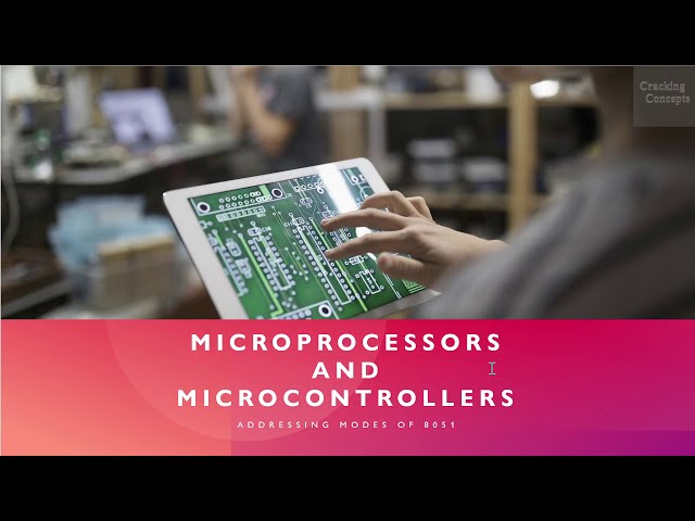 MM 6. Addressing modes of 8051