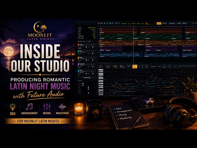Inside Our Studio: Producing Romantic Latin Night Music with Future Audio for Moonlit Latin Nights