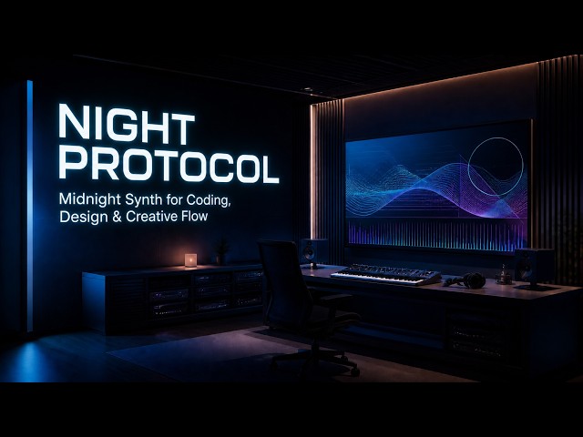 NIGHT PROTOCOL | Midnight Synth for Coding, Design, Editing & Creative Flow