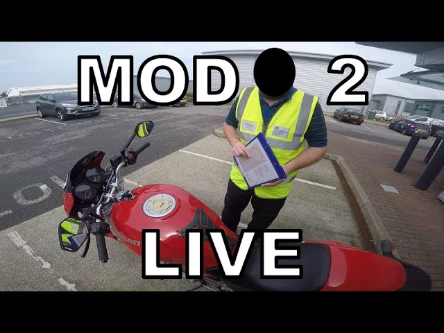 MOD 2 2019 - UK Motorbike Test - Live Footage with Commentary (2/7)