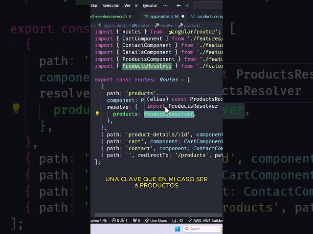 Resolver angular 17  #angular #viral #videoforyou