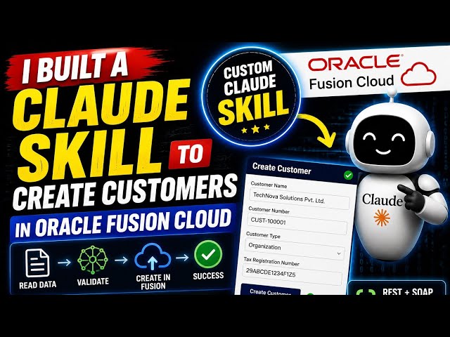 Oracle Cloud Claude Skill for Customer