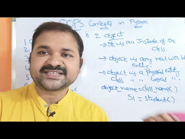OOP concepts in Python || Object Oriented Programming Concepts in Python
