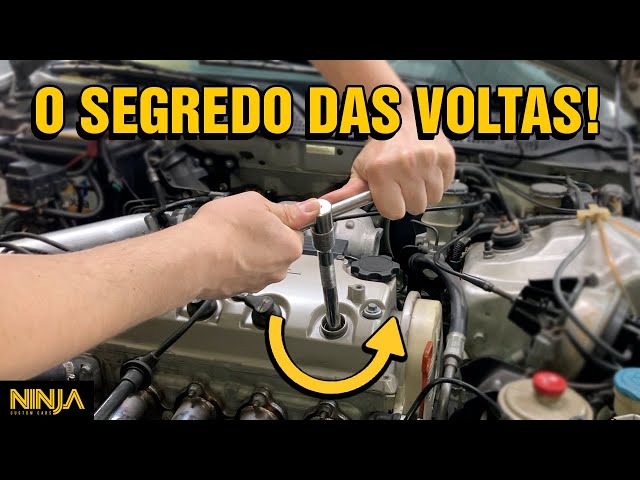 Aperto de VELAS SEM TORQUÍMETRO: Quantas voltas dar depois do encosto?