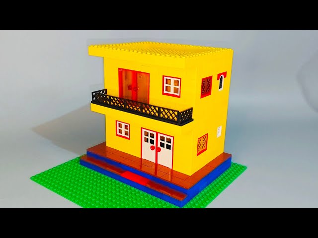 How To Build a LEGO Vacation House MOC 🏠| Building Blocks Instructions | diy #lego #legohouse #diy 