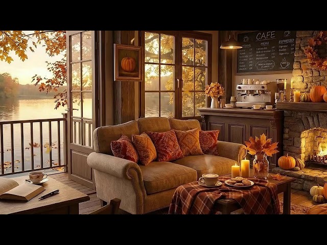 All‑in‑One Cozy Jazz 🍂 Fireplace Music for Study, Work, Relax & Stress Relief