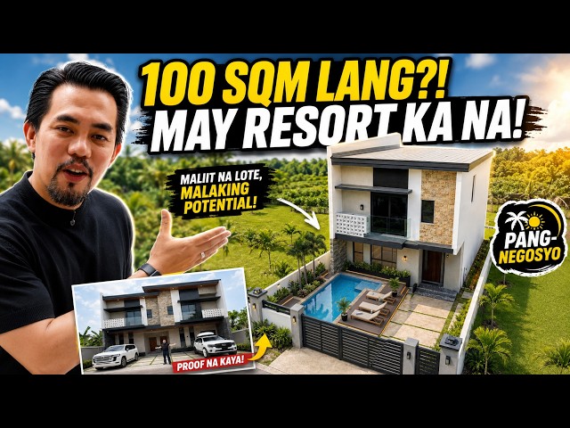RDR VLOG | 100 SQM. Lang?! May Resort Ka Na!