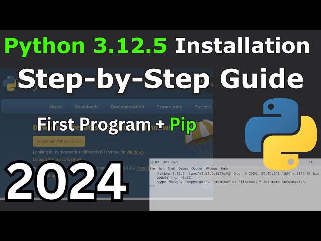 How to Install Python 3.12.5 On Windows 11/10 [2024 Update] Python Installation Guide for Beginners