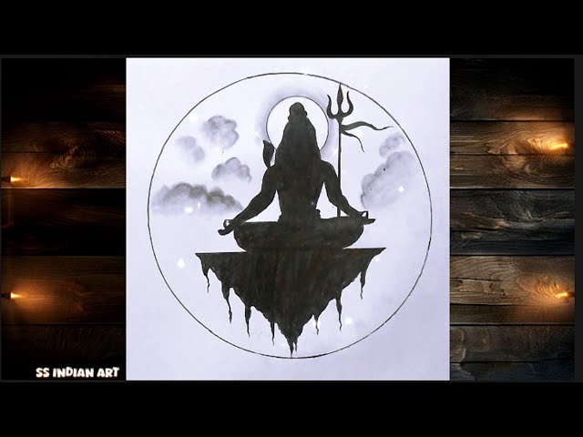 Mahadev Pencil Art | how to draw lord shiva easy | Mahadev drawing | Pencil art | Chitra