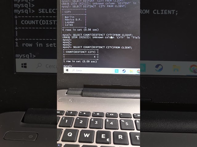 SELECT COUNT(DISTINCT NOME DELLA COLUMNA  FROM  NOME TABELLA
