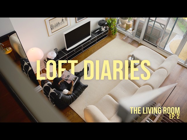 Our Loft! and where each peace is from in our living room!