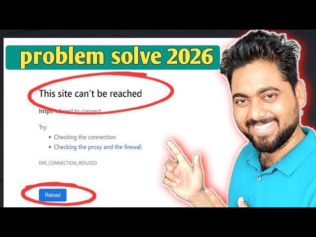 How to fix ''this site can't be reached" error on Google chrome | how to solve problem 2026