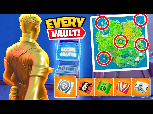 The 5 VAULT CHALLENGE In Fortnite!