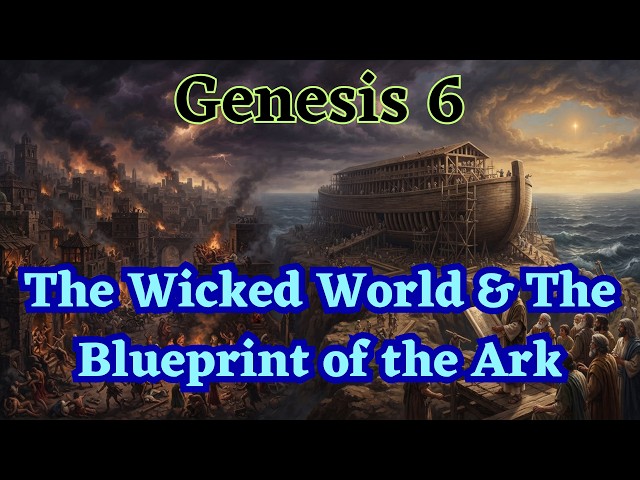 Genesis Chapter 6:  The Wicked World & The Blueprint of the Ark