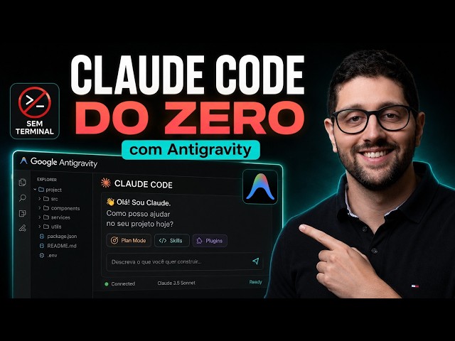 How to Use Claude Code from ZERO: Claude + Antigravity is AMAZING