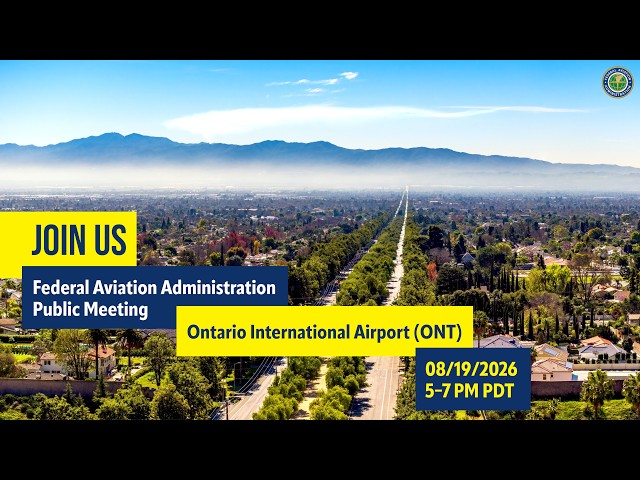 Ontario International Airport Public Webinar