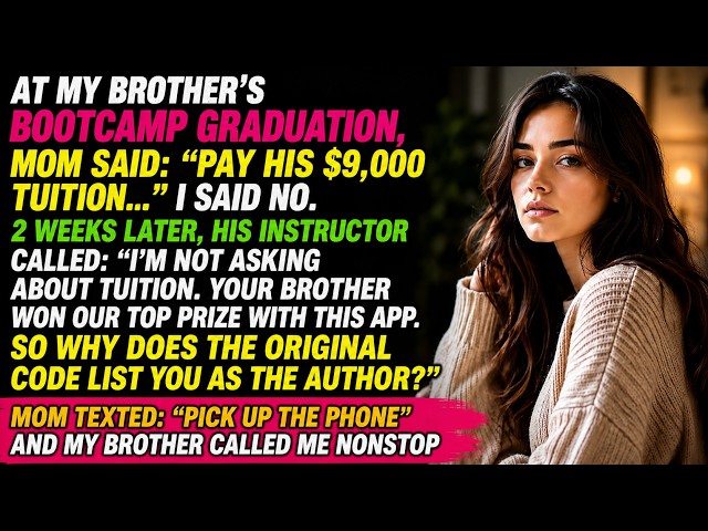 I Refused to Fund My Brother's Bootcamp—Then His Instructor Found My Name in His own Code...