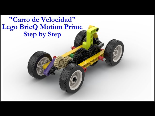 Carro de Velocidad | Sprint Car | Lego BricQ Motion Prime | Step by Step ⚙️