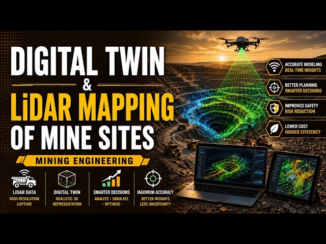 Digital Twin & LiDAR Mapping of Mine Sites | Mining Engineering | Uplatz