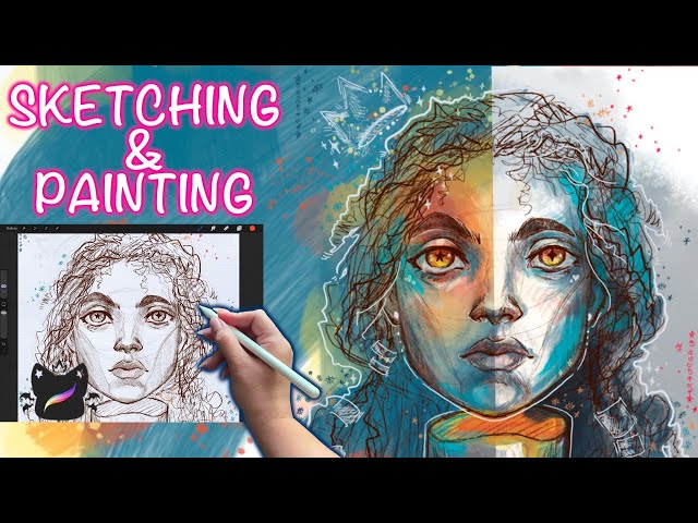 Experimental Colors & Shapes || My Procreate Process
