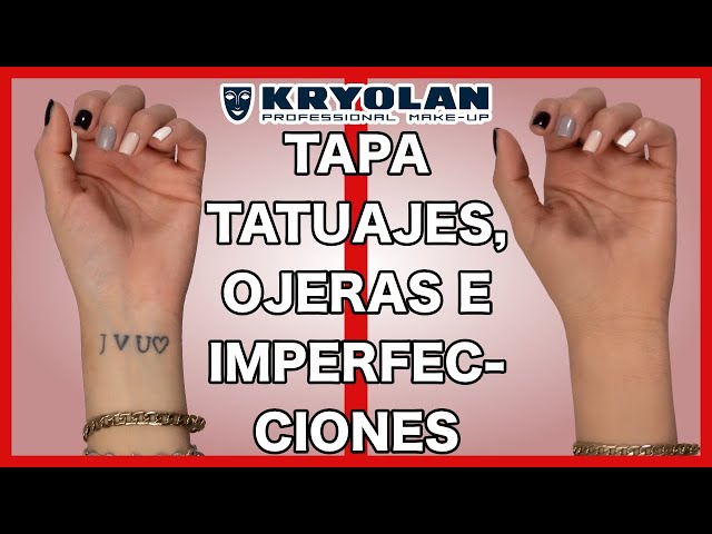 ¿Cómo cubrir OJERAS con precorrectores? DERMACOLOR CAMOUFLAGE de KRYOLAN ¡Cubre TATUAJES!