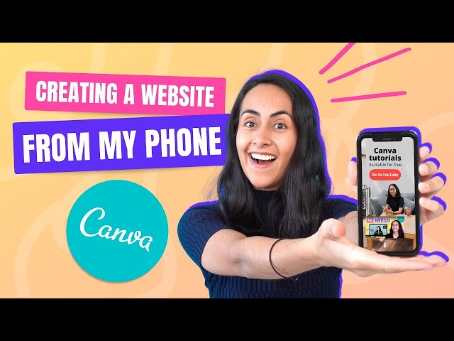 How I made a WEBSITE using just my MOBILE Phone (for FREE)