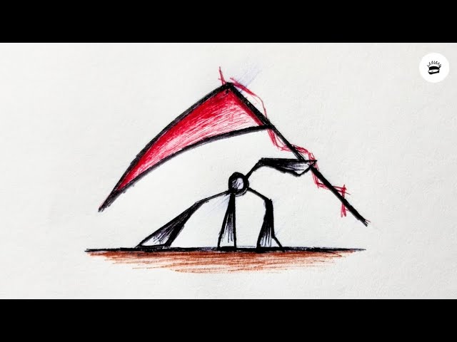 Easy Stickman Scythe Drawing | Step By Step | Tutorial |