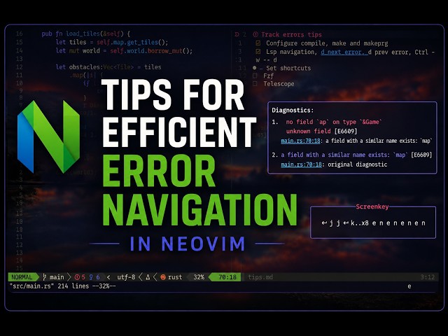 Tips for efficient error navigation in Neovim