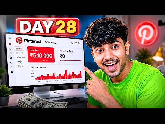 I Made ₹5,10,000 on Pinterest in 28 Days (Zero Ad Spend!) | Pinterest Earning Masterclass