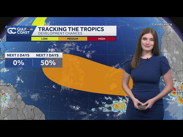 Development odds increase for two of the three areas of interest in the Atlantic