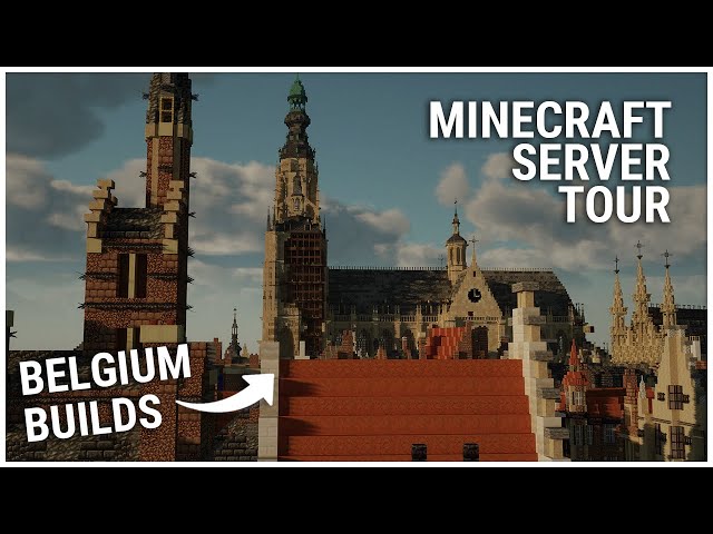 Dutch & Belgium Inspired Minecraft Builds - Server Update Tour