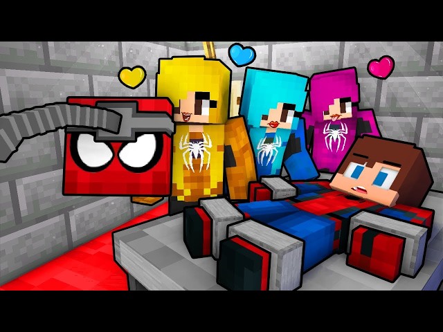 JJ and Mikey Became Spider-Man with Venom Girls All Episode 3 - Maizen Minecraft Animation