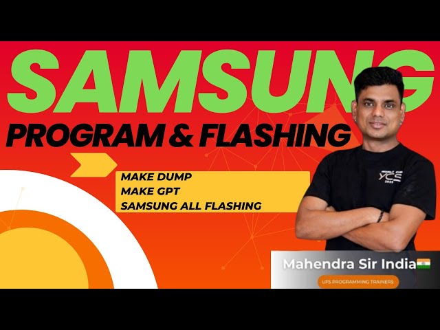 Samsung eMMc UFS Programming Make Dump & Flashing Process with Flash 64 Box !! 
